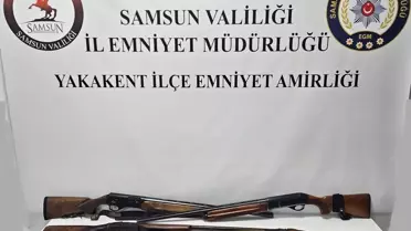 Samsun'da Silah ve Uyuşturucu Operasyonu