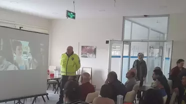 Almus'ta Hastalara Trafik Eğitimi