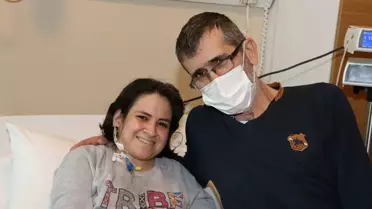 Babasından böbrek nakli ile hayata tutunan Sudenur