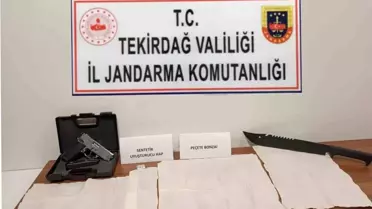 Tekirdağ'da Uyuşturucu ve Silah Operasyonu