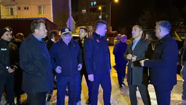 Uşak'ta Apartman Yangını