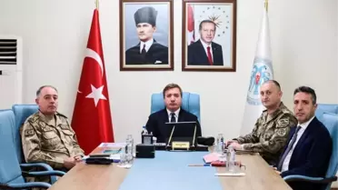 Erzincan Valisi Video Konferansta