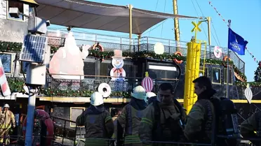 İstanbul Boğazı'nda Tur Teknesinde Yangın