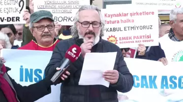 Bornova Emek ve Demokrasi Güçleri, 'İnsanca Bir Yaşam' İçin 5 Maddelik Taleplerini Açıkladı
