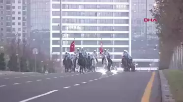 Cumhurbaşkanı Erdoğan,Cumhurbaşkanlığı Külliyesi'nde Lübnan Başbakanı Necip Mikati'yi resmi tören ile karşıladı