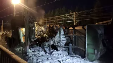 Rusya'da tren kazası: 14 yaralı