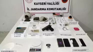 Kayseri'de Uyuşturucu Operasyonu: 3 Gözaltı