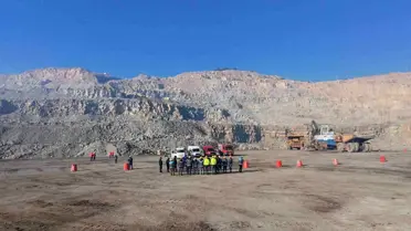 Manisa'da Maden Kazaları İçin Tatbikat Yapıldı