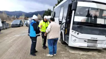 Afyonkarahisar'da 2.599 Servis Aracı Denetlendi
