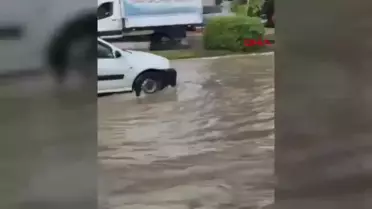 Antalya'da Sağanak Yağış Antik Kenti Sular Altında Bıraktı