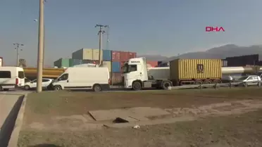 İskenderun Limanı'na Giriş Yapan TIR'larda Uzun Kuyruk Sorunu