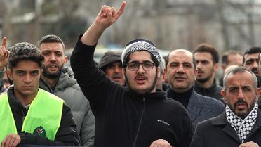 Üsküdar'da Gazze İçin Protesto