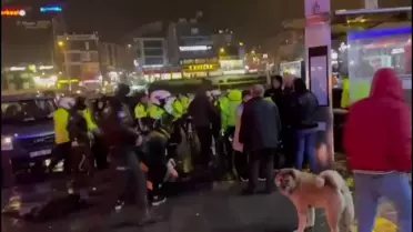 Çekmeköy'de Alkollü Sürücü Polis Otosuna Çarptı, Arbede Yaşandı