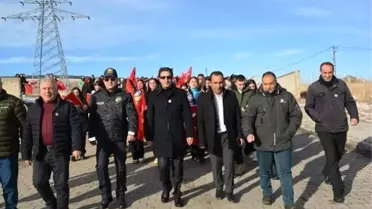 Öğrenciler Sarıkamış şehitlerine yürüdü