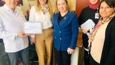 Aydın Hastanesine Teşekkür Belgeleri