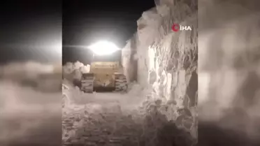 Macahel Geçidi'nde Karla Mücadele 10 Gün Süredir Devam Ediyor