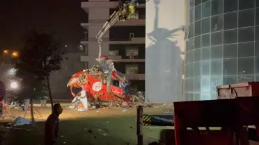 Muğla'da Ambulans Helikopteri Düşerek 4 Kişiyi Hayatını Kaybetti