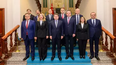 Bakan Tunç, TBB Başkanı Sağkan ile görüştü