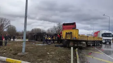 Afyonkarahisar'da Kaza: 1 Ölü, 1 Yaralı