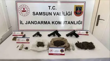 Samsun'da Uyuşturucu ve Silah Operasyonu