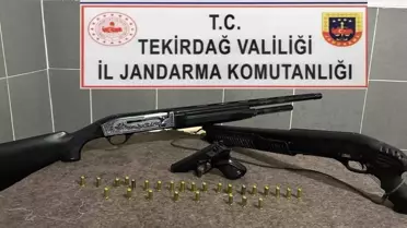 Tekirdağ'da Uyuşturucu ve Silah Operasyonu