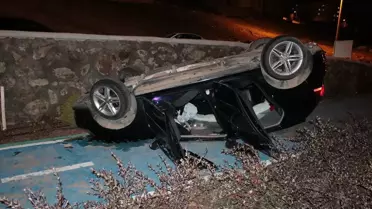 Yozgat'ta Otomobil Devrildi: 3 Yaralı