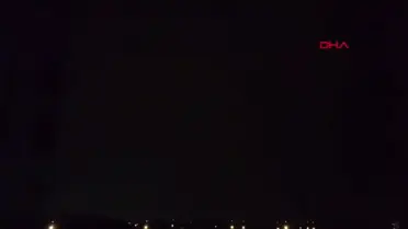 Antalya'da Gök Gürültülü Sağanak Yağış ve Şimşekler Etkili Oldu