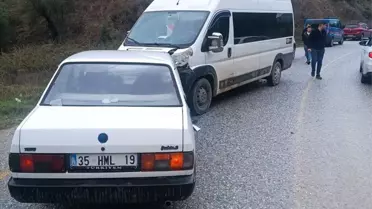 Germencik'te Trafik Kazası: 2 Yaralı