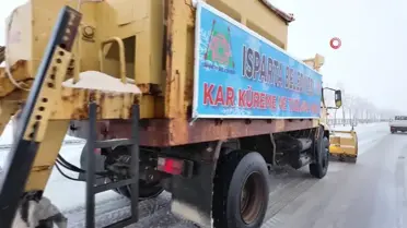 Isparta Mevsimin İlk Karıyla Beyaza Büründü
