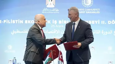 Türkiye-Filistin Ekonomik İşbirliği Güçleniyor