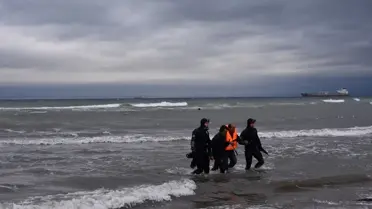 Şarköy'de Yan Yatan Tekne Kurtarıldı