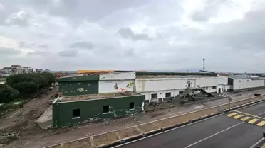 Bandırma'da Spor Salonu Yıkımında Sona Yaklaşıldı