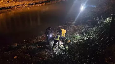 Cide'de Dereye Düşen Genç Kurtarıldı