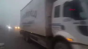 Hatay'da Yoğun Sis Hayatı Olumsuz Etkiledi