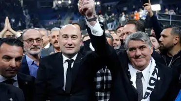 Beşiktaş'ta Başkan Adayları Kucaklaştı