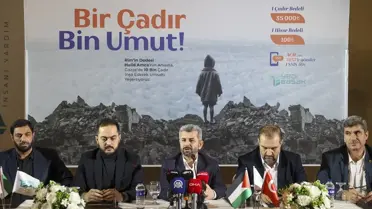 Gazze için 10 Bin Çadır Kampanyası