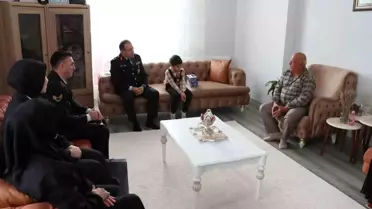 Tuğgeneral Engin Avcı, Şehit Uzman Çavuş Muhammed Önek'in Ailesini Ziyaret Etti