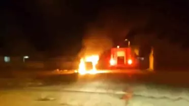 Muratlı'da Çöp Konteyneri Yangını