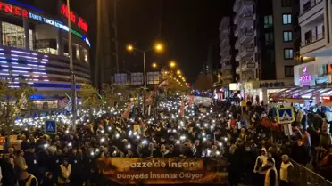 Diyarbakır'da 'Büyük Aksa Tufanı Yürüyüşü' düzenlendi