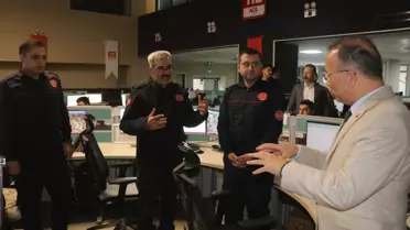 Gaziantep Valisi Çeber, Yeni Yılı Görevde Karşılayan Güvenlik Ekiplerini Ziyaret Etti