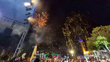 Bodrum'da Binlerce Kişi Yeni Yılı Coşkuyla Kutladı