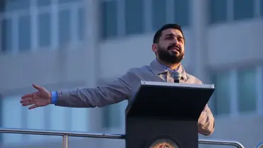Filistin'e destek için yüz binler Galata Köprüsü'nde buluştu