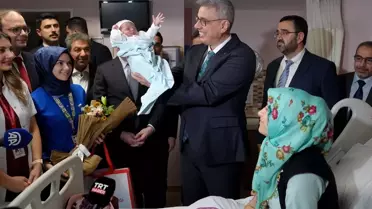 Yeni Yılın İlk Bebeği Ziyaret Edildi