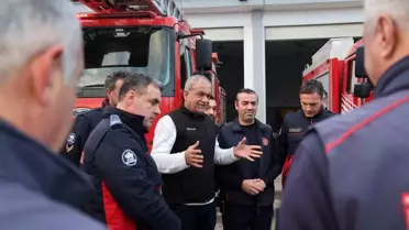 İtfaiye Müdürü İbrahim Başgün Emekliye Ayrıldı