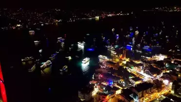 Yeni yıl havai fişeklerle karşılandı