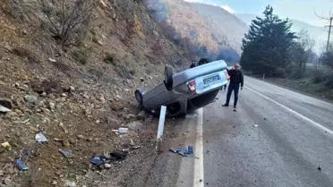 Bolu'da Gizli Buzlanma Kazası