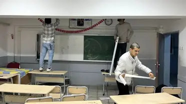 Besni Okulunda LED Dönüşümü