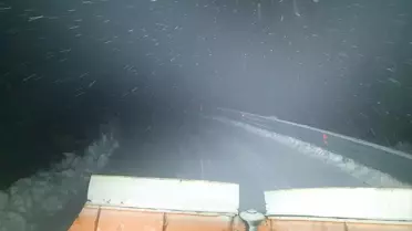 Sivrice'de Kar Yağışıyla Mahsur Kalan Araçlar Kurtarıldı