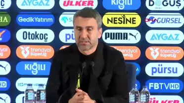 Hatayspor Teknik Sorumlusu Yılmaz Bal: 'Fenerbahçe'ye Direndik'