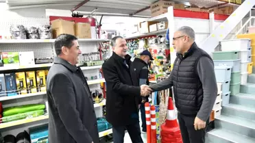Başkan Balaban Yenimahalle'de Esnafları Ziyaret Etti